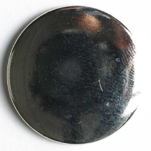 7 Stück: Blazerknopf, vollmetall - Größe: 18mm - Farbe: silber von Dill