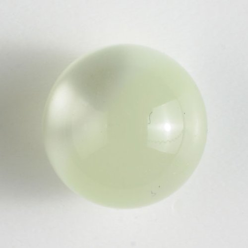 7 Stück: Polyester-Kugelknopf mit Öse - Größe: 10mm - Farbe: grün von Dill
