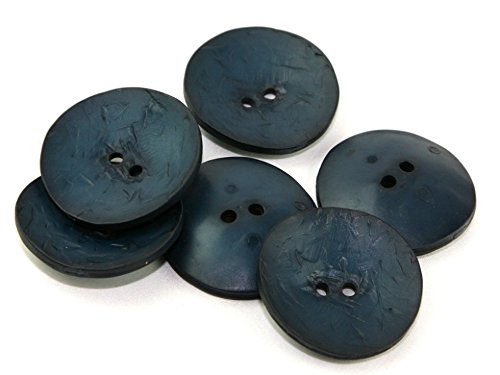 DILL Knöpfe Gigant Kunstharz 60 mm – Farbe 17 Blaugrün – Pro Single Button von Dill
