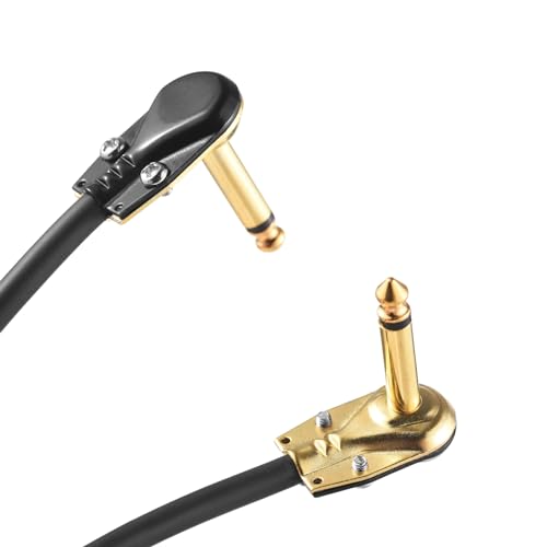 6 Pack -Gitarren -Patch Kabel, DI Switch, Rauschreduzierung für Musikaufnahmen, Single/Dual Kanal mit Rechtwinkligen Anschlüssen, HiFi Klangqualität, Kompatibel mit Einer Reihe von von 6 Pack -Gitarren -Patch Kabel, DI Switch, Rauschreduzierung für Musikaufnahmen, Single/Dual Kanal mit Rechtwinkligen Anschlüssen, HiFi Klangqualität, Kompatibel mit Einer Reihe von von von Dilwe