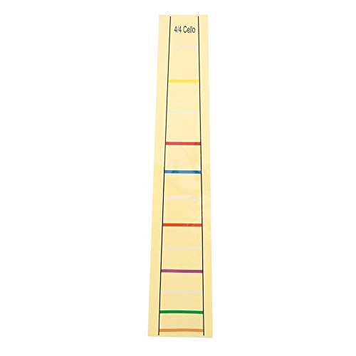 Fingerführungsaufkleber, Cello-Bund-Fingeraufkleber, hohe Haftung, für Griffbretter, Etikettenaufkleber für Cello, 4/4, 3/4, 1/4, 1/2, 1/8 (4/4) von Dilwe