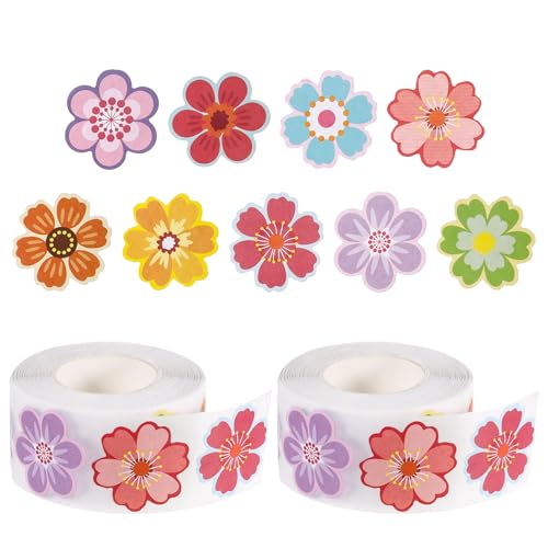 Dimeho 1000 Stück Bunte Schmetterlings und Blumenaufkleber Rollen Frühlingshafte Florale Papier Schmetterlingsdekorationen Selbstklebende Dekorative Aufkleber für Sammelalben Umschläge Dimeho 1000 Stück Bunte Schmetterlings und Blumenaufkleber Rollen Frühlingshafte Florale Papier Schmetterlingsdekorationen Selbstklebende Dekorative Aufkleber für Sammelalben Umschläge von Dimeho