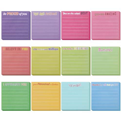 Dimeho Haftnotizen 600 Stück Inspirierende Haftnotizen mit Linien Motivierende Lustige Notizblöcke Haftnotizen Klebezettel Geschenke für Kollegen Studium Arbeit Klebriges Büromaterial (7,6x7,6 cm) Dimeho Haftnotizen 600 Stück Inspirierende Haftnotizen mit Linien Motivierende Lustige Notizblöcke Haftnotizen Klebezettel Geschenke für Kollegen Studium Arbeit Klebriges Büromaterial (7,6x7,6 cm) von Dimeho