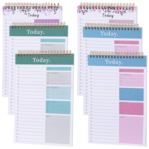 To-Do-Listen-Notizblock, 16,5 x 24,9 cm, Tagesplaner, To-Do-Liste, Notizblock, 52 Blatt, Spiralblock, undatierter Tagesplaner, Notizblock für Klassenzimmer, Zuhause, Büro, Geschenke, Plan To-Do-Listen-Notizblock, 16,5 x 24,9 cm, Tagesplaner, To-Do-Liste, Notizblock, 52 Blatt, Spiralblock, undatierter Tagesplaner, Notizblock für Klassenzimmer, Zuhause, Büro, Geschenke, Plan von Dimeho