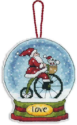Love Snowglobe Counted Cross Stitch Kit-3.75"X4.5" 14 Count Plastic Canvas von Dimensions Crafts