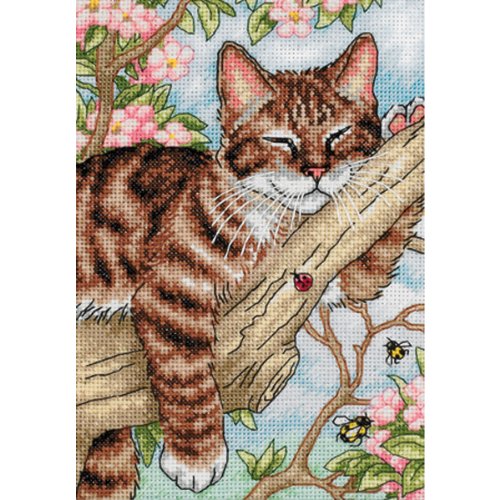 Dimensions Gold Petite: Counted Cross Stitch: Napping Kitten von Dimensions Needlecrafts