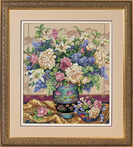 Gold Collection Oriental Splendor Counted Cross Stitch Kit-12"X14" 18 Count von Dimensions