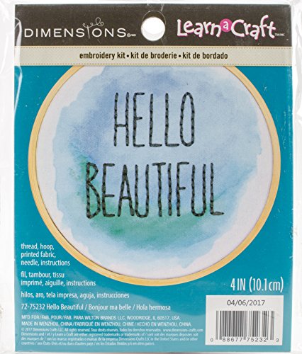 DIMENSIONS Hello Beautifu Maße Mini Stickpackung l-Stitched in Gewinde, 10,2 cm, verschieden, One Size DIMENSIONS Hello Beautifu Maße Mini Stickpackung l-Stitched in Gewinde, 10,2 cm, verschieden, One Size von Dimensions