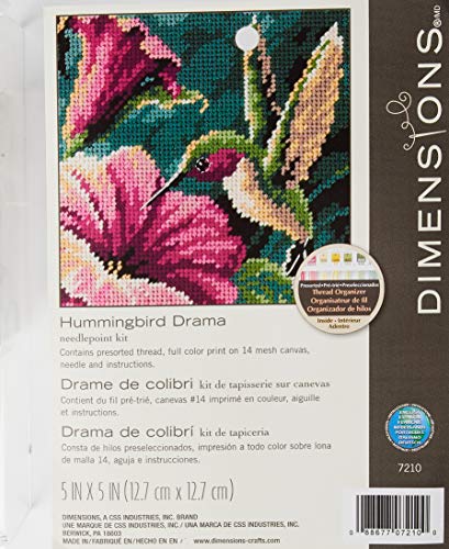DIMENSIONS Hummingbird Drama, Cotton, Multi-Colour, 5x5x7 von Dimensions