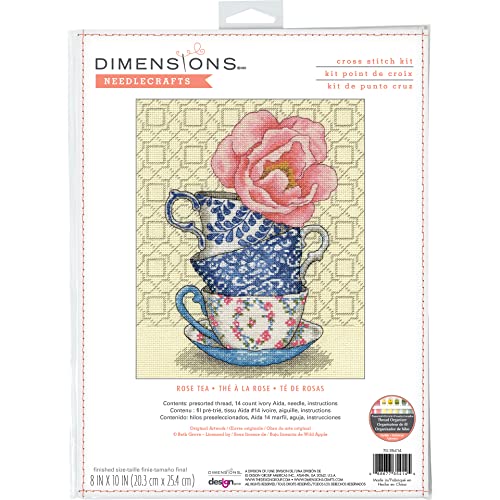 Dimensions 70-35414 Kreuzstich-Set für Anfänger, 20,3 x 25,4 cm, 14 Cnt. Elfenbeinfarben Aida, 4 Stück Dimensions 70-35414 Kreuzstich-Set für Anfänger, 20,3 x 25,4 cm, 14 Cnt. Elfenbeinfarben Aida, 4 Stück von Dimensions