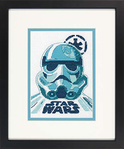 Dimensions 70-65193 Star Wars Stormtrooper Kreuzstich-Set Weißer Aida-Stoff, Fadendichte 14, 5" x 7" Dimensions 70-65193 Star Wars Stormtrooper Kreuzstich-Set Weißer Aida-Stoff, Fadendichte 14, 5" x 7" von Dimensions