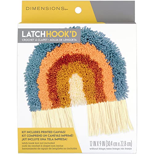Dimensions 72-76381 Knüpfhaken-Set mit Fransen, bunt, Regenbogenfarben, 30,5 x 22,9 cm, mehrfarbig, 3 Stück Dimensions 72-76381 Knüpfhaken-Set mit Fransen, bunt, Regenbogenfarben, 30,5 x 22,9 cm, mehrfarbig, 3 Stück von Dimensions