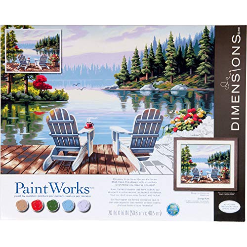 Dimensions 91729 Lakeside Morning / Seeufer am Morgen Malen nach Zahlen Dimensions 91729 Lakeside Morning / Seeufer am Morgen Malen nach Zahlen von Dimensions