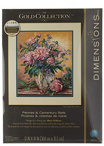 DIMENSIONS Zählmusterpackung mit Zählmuster, Rose von Dimensions