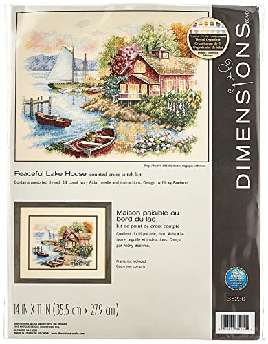 Dimensions Zählmusterpackung mit Zählmuster, Baumwolle, Mehrfarbig, 35,6 x 27,9 cm von Dimensions