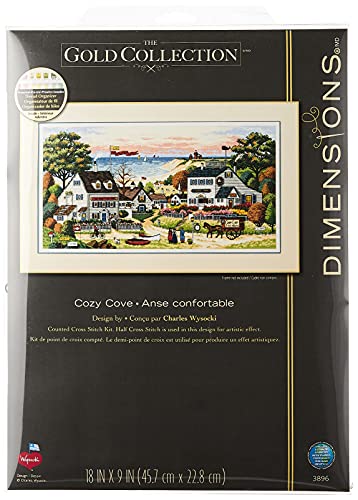 Dimensions Gezählter Kreuzstick Set, Cozy Cove von Dimensions