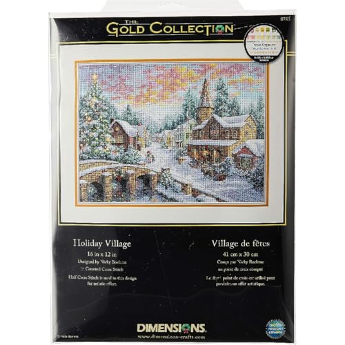 Dimensions Gezählter Kreuzstick Set, Holiday Village Dimensions Gezählter Kreuzstick Set, Holiday Village von Dimensions
