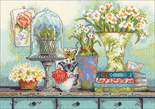 Simplicity Creative Corp 70-65194 Kreuzstich-Set, Garten-Sammlerstücke, 18 Stück von Dimensions