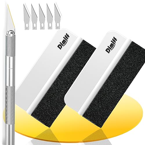 Dimiff Rakel Set- Flexible Kunststoff Rakel, Hochwertiges Folierungs-Werkzeug-Set mit Präzisionsmesser, Rakel für Folie, Folierungs Werkzeug, Folienrakel, Rakel für Fensterfolie |Klein-Weiß Dimiff Rakel Set- Flexible Kunststoff Rakel, Hochwertiges Folierungs-Werkzeug-Set mit Präzisionsmesser, Rakel für Folie, Folierungs Werkzeug, Folienrakel, Rakel für Fensterfolie |Klein-Weiß von Dimiff