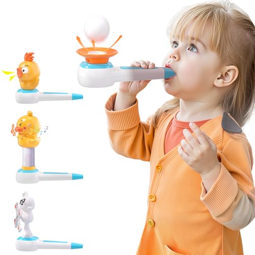 Dimoarch 4-in-1 Montessori-Ball-Blasspielzeug für Kleinkinder mit Pfeife & schwimmenden Blasrohrbällen - sensorisches Spielzeug für Kinder im Alter von 3 4 5 Jahren, Feinmotorik & pädagogisches Dimoarch 4-in-1 Montessori-Ball-Blasspielzeug für Kleinkinder mit Pfeife & schwimmenden Blasrohrbällen - sensorisches Spielzeug für Kinder im Alter von 3 4 5 Jahren, Feinmotorik & pädagogisches von Dimoarch