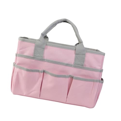 DimyFew Art Organizer Craft Storage Tote, Bag Storage Container Teacher Helper Organization für Bücher, Rosa Grau von DimyFew
