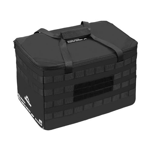 DimyFew Camping Aufbewahrungstasche, Praktische, Leichte Reisetragetasche, Aufbewahrungsbox für Unterwegs, Grillen, Backpacking, Camping, 27cmx27cmx40cm von DimyFew