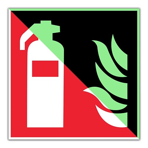 DinAliX Feuerlöscher Aufkleber | 15 x 15 cm Selbstklebendes Hart-PVC-Schild Feuerlöscher | UV-geschützt, Wasserfest | Entsprechend ISO DIN 7010 / DIN 67510 DinAliX Feuerlöscher Aufkleber | 15 x 15 cm Selbstklebendes Hart-PVC-Schild Feuerlöscher | UV-geschützt, Wasserfest | Entsprechend ISO DIN 7010 / DIN 67510 von DinAliX