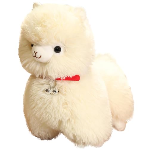 Alpaka Plüschspielzeug - Süßes Alpaka Gefülltes Tier, Weiche Plüsch -Puppenkissen | Kuscheliges Langes Alpaka -Kissen Mit Einer Glocke Und Realistischen Details, Flauschiger Plushiie Für Schlaf Alpaka Plüschspielzeug - Süßes Alpaka Gefülltes Tier, Weiche Plüsch -Puppenkissen | Kuscheliges Langes Alpaka -Kissen Mit Einer Glocke Und Realistischen Details, Flauschiger Plushiie Für Schlaf von Dinchaakuarry