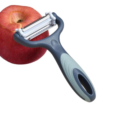 Edelstahl Peeler - Multifunktionsschäler, Kartoffelschäler, Karottenschäler Schneider | Hangable Hand Peeler Schäler Scheibe, Gemüseschäler für von Dinchaakuarry