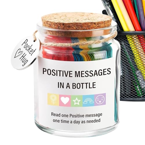 Inspirierende Botschaft Jar - Positive Affirmation Flasche | Stressabbau Emotionaler Unterstützungskarten, Wellness -Motivation Geschenk, Ermutigungsbedarf Für Psychische Gesundheit Und Selbstversorgu Inspirierende Botschaft Jar - Positive Affirmation Flasche | Stressabbau Emotionaler Unterstützungskarten, Wellness -Motivation Geschenk, Ermutigungsbedarf Für Psychische Gesundheit Und Selbstversorgu von Dinchaakuarry
