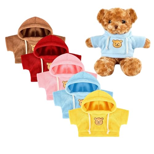 Niedliche -Set - Weiche Plüschtier, Veränderbare Kleidung Puppe | Huggable 12 Zoll Bären Plüsch, Ausgestopfte Begleitspielzeug Für Freundin Geburtstag Valentinstag Jubiläum Besondere Anlässe von Dinchaakuarry