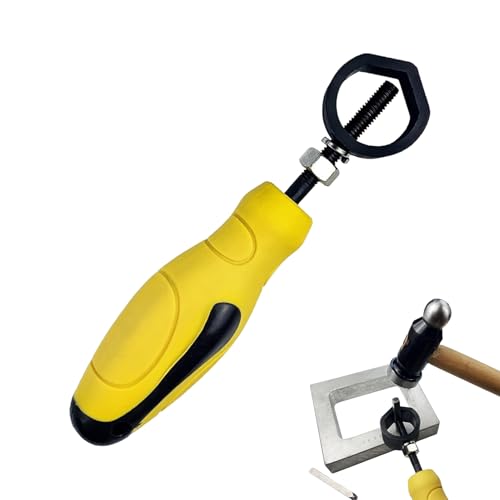 Stahlstempelhalter - Metallstempelwerkzeuge Mit Gelbem Gummisicherheitsgriff | Leder -Puncher -Markierungspunsch, Sicherer Griff Für Leder- Und Metallstempeln, Handwerkswerkzeuge Zur Personalisie Stahlstempelhalter - Metallstempelwerkzeuge Mit Gelbem Gummisicherheitsgriff | Leder -Puncher -Markierungspunsch, Sicherer Griff Für Leder- Und Metallstempeln, Handwerkswerkzeuge Zur Personalisie von Dinchaakuarry