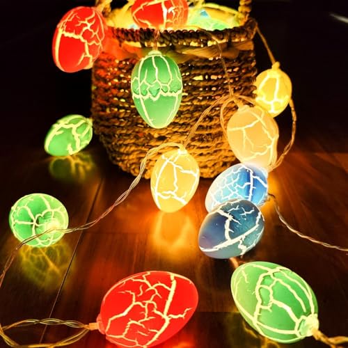 Ding Yongliang 2M 10Lights Ostern Dekoration Eier Lichter Batteriebetriebene Dekoration Lichterkette für Halloween Ostern Frühling Party Indoor Outdoor Geburtstag Schlafzimmer Ding Yongliang 2M 10Lights Ostern Dekoration Eier Lichter Batteriebetriebene Dekoration Lichterkette für Halloween Ostern Frühling Party Indoor Outdoor Geburtstag Schlafzimmer von Ding Yongliang