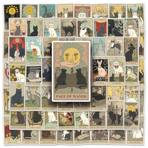 Dinghaole 78 Stück Tarot-Aufkleber,Vintage-Aufkleber,Laptop Stickers für Journaling Fotoalbum Scrapbooking Stickers Aufkleber,Bastelpapier Dekopapier Reise Scrapbooking,DIY Basteln Aesthetic Deko Dinghaole 78 Stück Tarot-Aufkleber,Vintage-Aufkleber,Laptop Stickers für Journaling Fotoalbum Scrapbooking Stickers Aufkleber,Bastelpapier Dekopapier Reise Scrapbooking,DIY Basteln Aesthetic Deko von Dinghaole