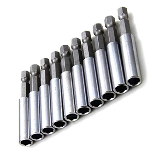 Dingln 10Pcs Magnetische Schraubenzieher Erweiterung Sockel Bohranordnungshalterung 1/4" Tools Hex Strom Dingln 10Pcs Magnetische Schraubenzieher Erweiterung Sockel Bohranordnungshalterung 1/4" Tools Hex Strom von Dingln