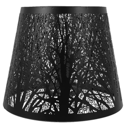 Dinntty Lampenschirm Tischschirme Bodenclip Metall Lampenschirme Gothic Eisen Kronleuchter Lampenschirm Hohlbaum Muster Lampenschirm Dinntty Lampenschirm Tischschirme Bodenclip Metall Lampenschirme Gothic Eisen Kronleuchter Lampenschirm Hohlbaum Muster Lampenschirm von Dinntty