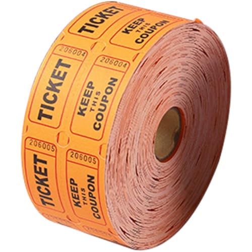 Tombola-Tickets, Doppelte Rollen, 1000 Stück/umfragespiel-Lotterie-tombola-Tickets, Events-tombola-Etiketten, Tag-Lotterie-Ticket Für Veranstaltungen, Eintritt, Klassenbelohnung, Preise von Dinntty