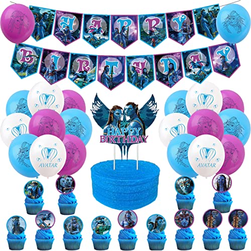 Dinoeye Avatar: The Way of Water Geburtstag Deko - Aang Luftballons, Kuchen Topper, Banner Dinoeye Avatar: The Way of Water Geburtstag Deko - Aang Luftballons, Kuchen Topper, Banner von Dinoeye