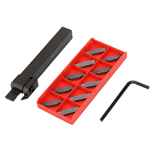 Abstechwerkzeug Metalldrehmaschine Mini-Drehmaschine Cut Off Tool Mgehr1212 3 Drehmaschine Cut Off Grooving Abstechwerkzeughalter mit 10-teiligen Einsätzen Abstechwerkzeug Metalldrehmaschine Mini-Drehmaschine Cut Off Tool Mgehr1212 3 Drehmaschine Cut Off Grooving Abstechwerkzeughalter mit 10-teiligen Einsätzen von Dioche