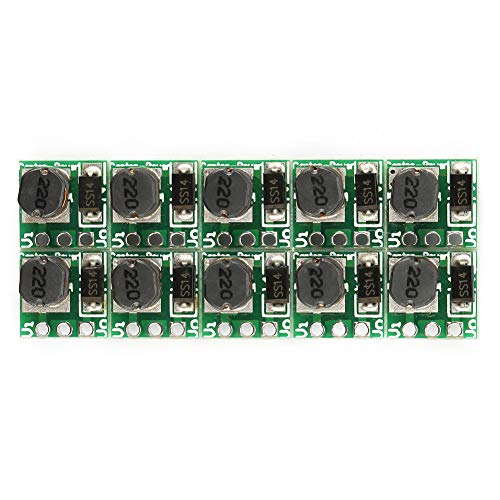Aufwärtsmodul 0,9 V 5 V auf USB 5 V Logikpegelwandler 1,5 V auf 3,3 V 10 Stück 1,5 V 1,8 V 2,8 V 3 V 3,3 V 3,7 V 4,2 V auf 5 V DC DC-Aufwärtswandlermodul T64 von Dioche