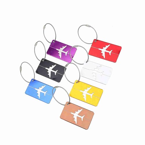 Buntes Aluminiumlegierung Reisegepäck -Taschen - mit Datenschutzbedeckung 7 Labber Identifikator Etiketten für Koffer und Gepäckschutz Buntes Aluminiumlegierung Reisegepäck -Taschen - mit Datenschutzbedeckung 7 Labber Identifikator Etiketten für Koffer und Gepäckschutz von Dioche