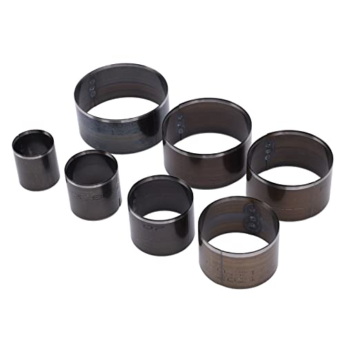 Leder-Schneidwerkzeug, Loch-Hohlstanzer-Set, Hartstahl, 7-teiliges Rundes Leder-Stanzwerkzeug, Hohe Härte, Prägnantes Lochstanzer-Set aus Hartstahl für die DIY-Verarbeitung von Dioche