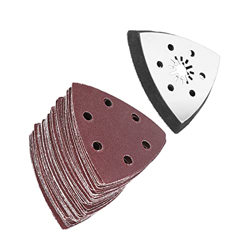 Oszillierendes Schleifpapier Multifunktions-Werkzeugschleifer 61 Stück 90 Mm 6-Loch-Dreieck-Schleifpad Sandpapier Oszillierende Polnische Multi-Tools Oszillierendes Schleifpapier Multifunktions-Werkzeugschleifer 61 Stück 90 Mm 6-Loch-Dreieck-Schleifpad Sandpapier Oszillierende Polnische Multi-Tools von Dioche