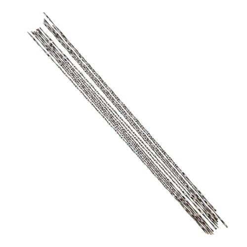 Spiralzahn -Scrollsägen, die für Holzmetall und Plastikschneide Eingestellt Sind - Hohe Härte Kohlenstoffstahl 12 Pack mit Vielseitigen Größen (#3) von Dioche