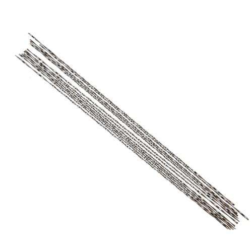 Spiralzahn -Scrollsägen, die für Holzmetall und Plastikschneide Eingestellt Sind - Hohe Härte Kohlenstoffstahl 12 Pack mit Vielseitigen Größen (#5) von Dioche