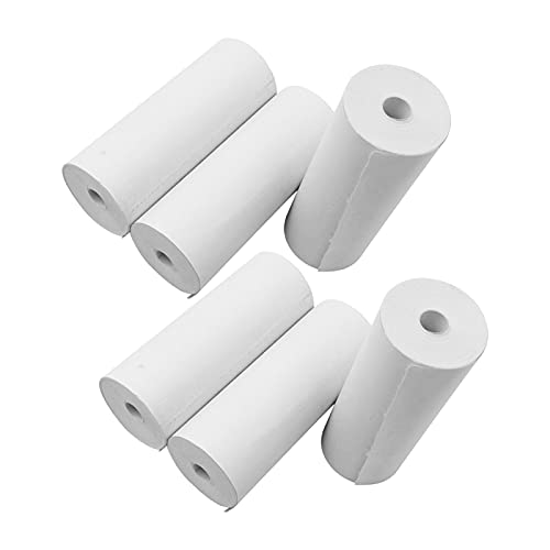 Thermo Drucker Papier, 80mm Breite, Till Roll, Kartenmaschine Papierrollen (weiß) für Test Papier, Zeitschriften, Notizen, Memos (6 Rollen) von Dioche
