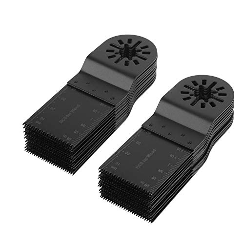 Universal oszillierende Sägeblätter, Multifunktionswerkzeug mit Schnellspanner, 20 Stück, 34 mm, mit integrierten Markern für die Reparatur Universal oszillierende Sägeblätter, Multifunktionswerkzeug mit Schnellspanner, 20 Stück, 34 mm, mit integrierten Markern für die Reparatur von Dioche