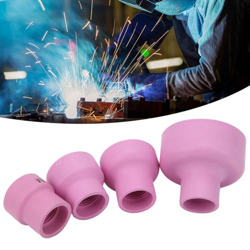 WIG für Brennerbecher WIG-Schweißbecher aus Glas Keramik Aluminiumoxid Keramik-Schweißbecher-Set Aluminiumoxid für Brenner Gaslinsen-Kit Industriebedarf Wp‑17 18 26 1.6 von Dioche