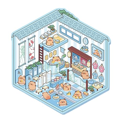 House Stickers, Capybara Miniatur Szenen Aufkleber Für Kinder, Lustige Raumaufkleber Szenen, Kinder Sticker Maker Mit Effekt, Miniatur Haus Sticker Für Kindertag, Geburtstag House Stickers, Capybara Miniatur Szenen Aufkleber Für Kinder, Lustige Raumaufkleber Szenen, Kinder Sticker Maker Mit Effekt, Miniatur Haus Sticker Für Kindertag, Geburtstag von Dioeazh