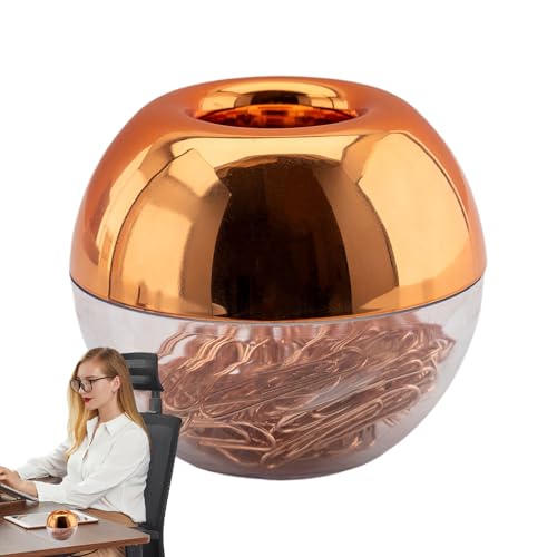 Magnetischer Büroklammer-Halter Für Den Schreibtisch, Magnetischer Runder Büroklammer-Halter, Magnetisch Memo-Lesezeichen-Spender, Schreibtisch-Organizer Mit Büroklammers Für Zuhause Magnetischer Büroklammer-Halter Für Den Schreibtisch, Magnetischer Runder Büroklammer-Halter, Magnetisch Memo-Lesezeichen-Spender, Schreibtisch-Organizer Mit Büroklammers Für Zuhause von Dioeazh